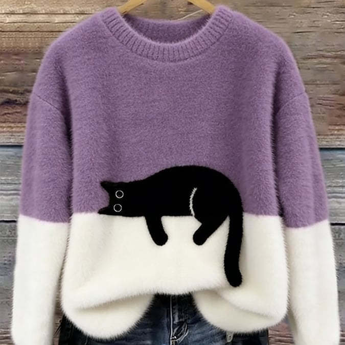 Phoebe | Cosy Cat Jumper
