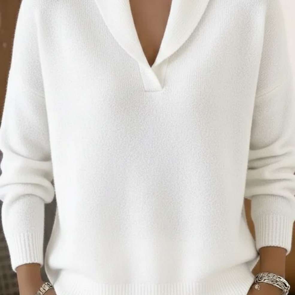 Clara | Relaxed V-Neck Jumper