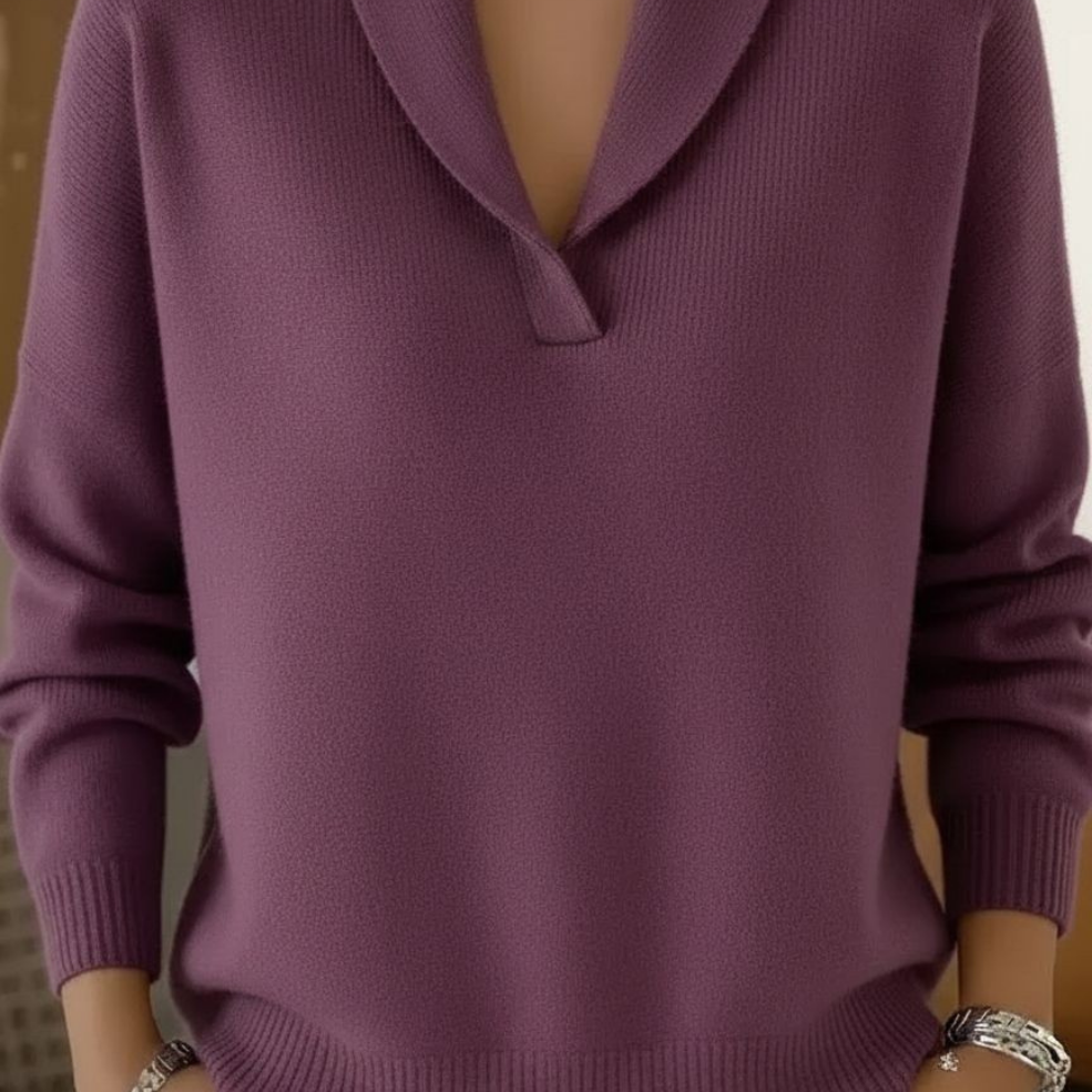 Clara | Relaxed V-Neck Jumper