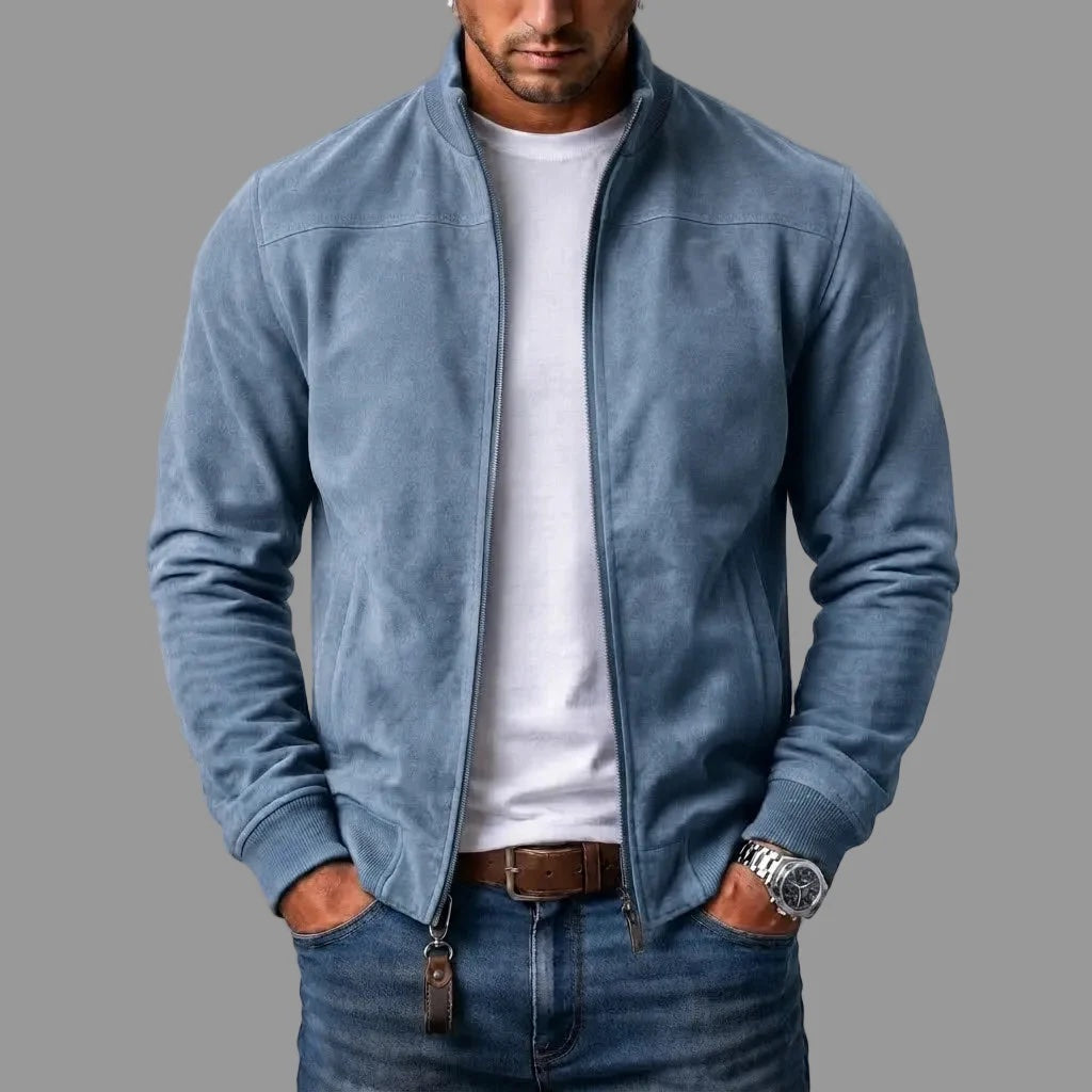 Sebastian | Suede Harrington Jacket