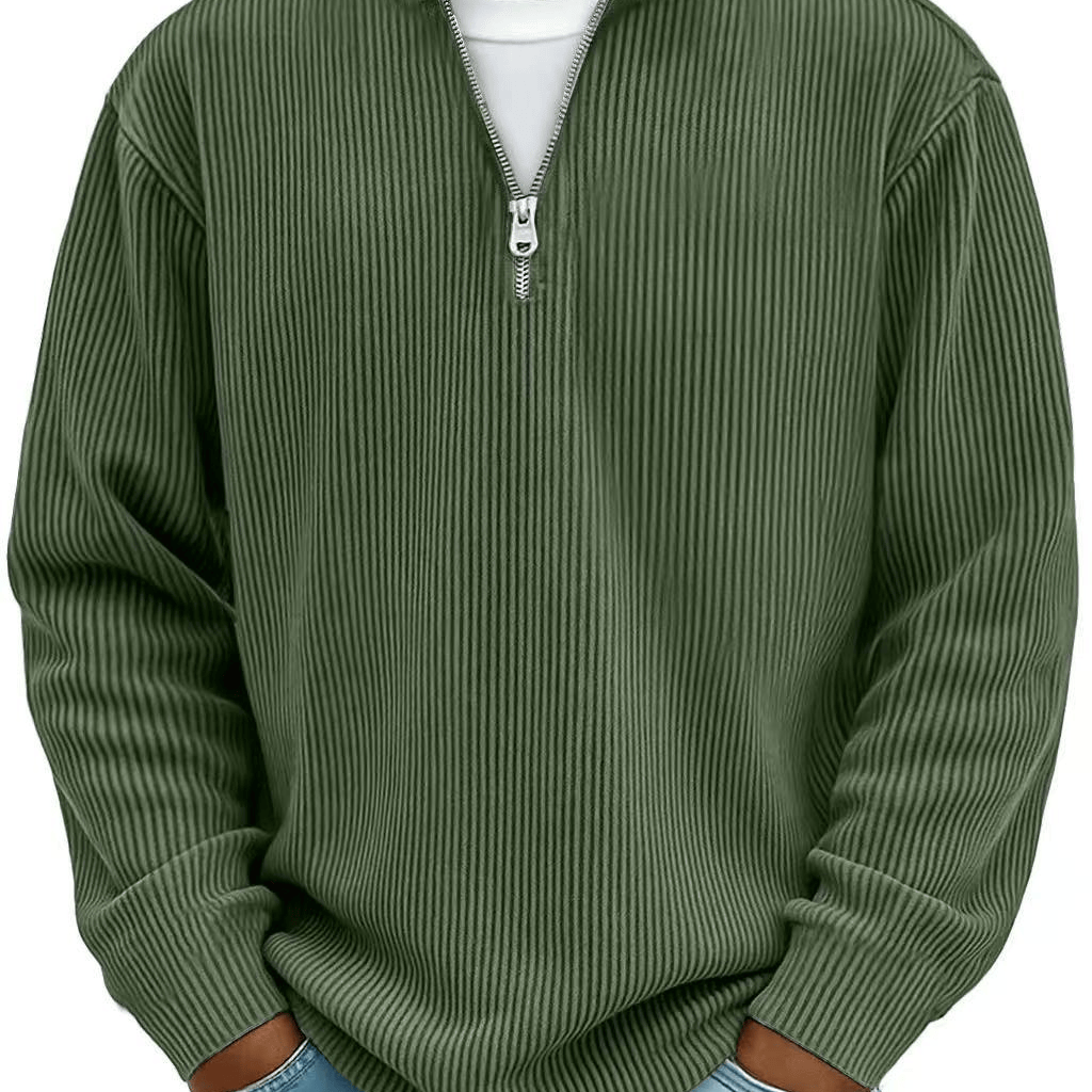 Henry | Soft Cotton Quarter-Zip