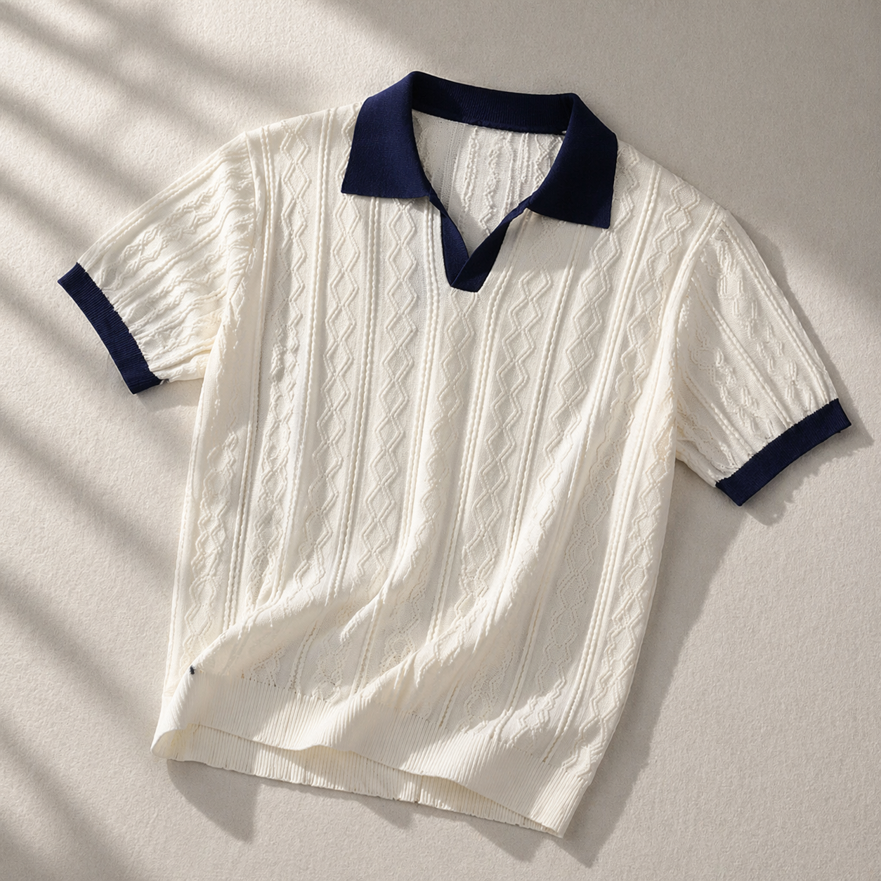 Neil | Contrast Polo