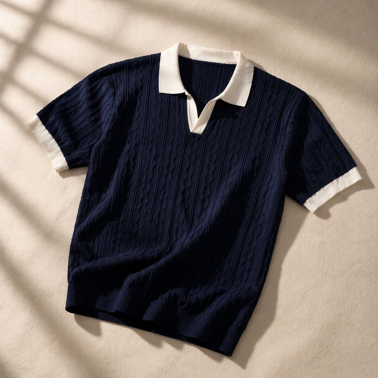 Neil | Contrast Polo