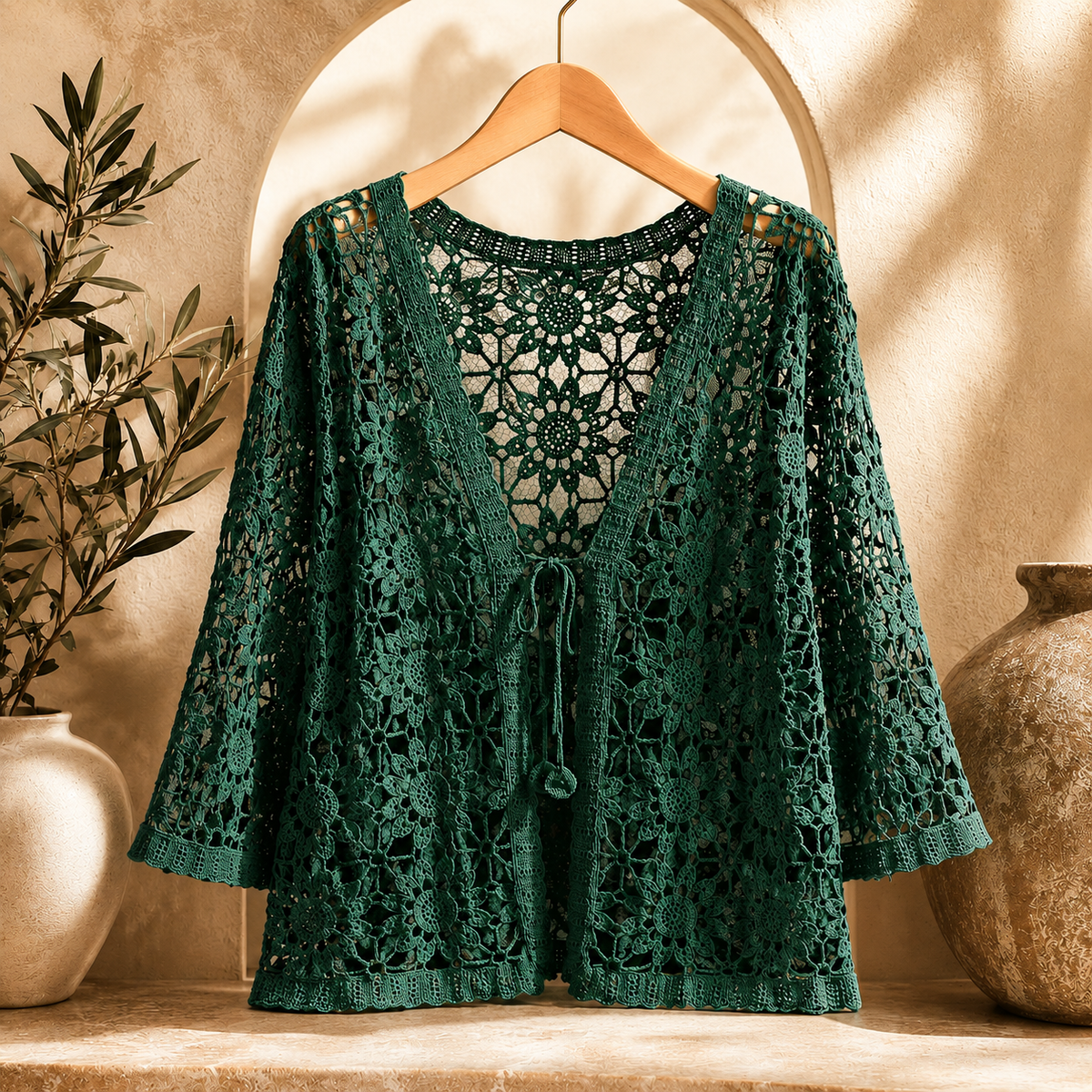 Amelia | Lightweight Crochet Cardigan