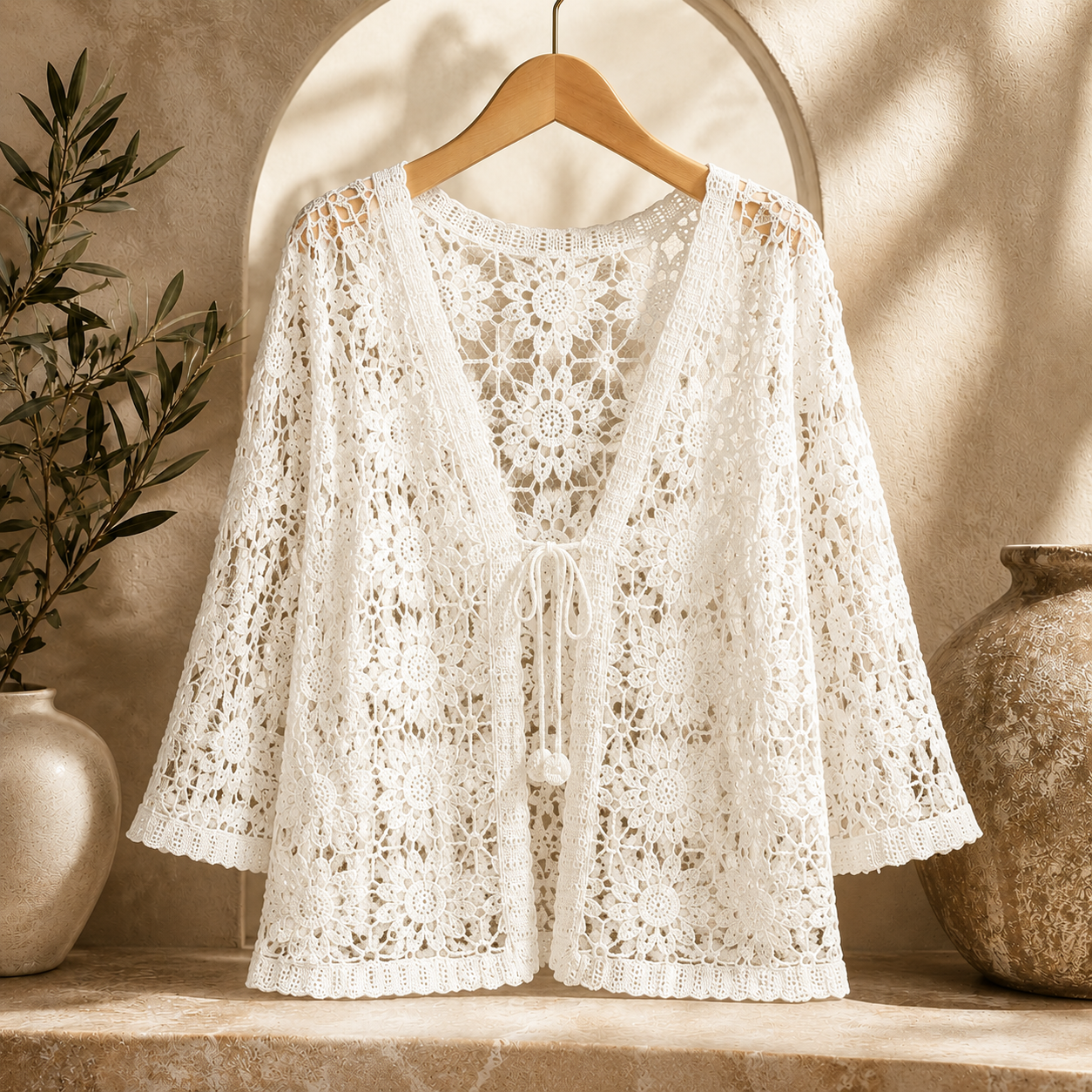 Amelia | Lightweight Crochet Cardigan