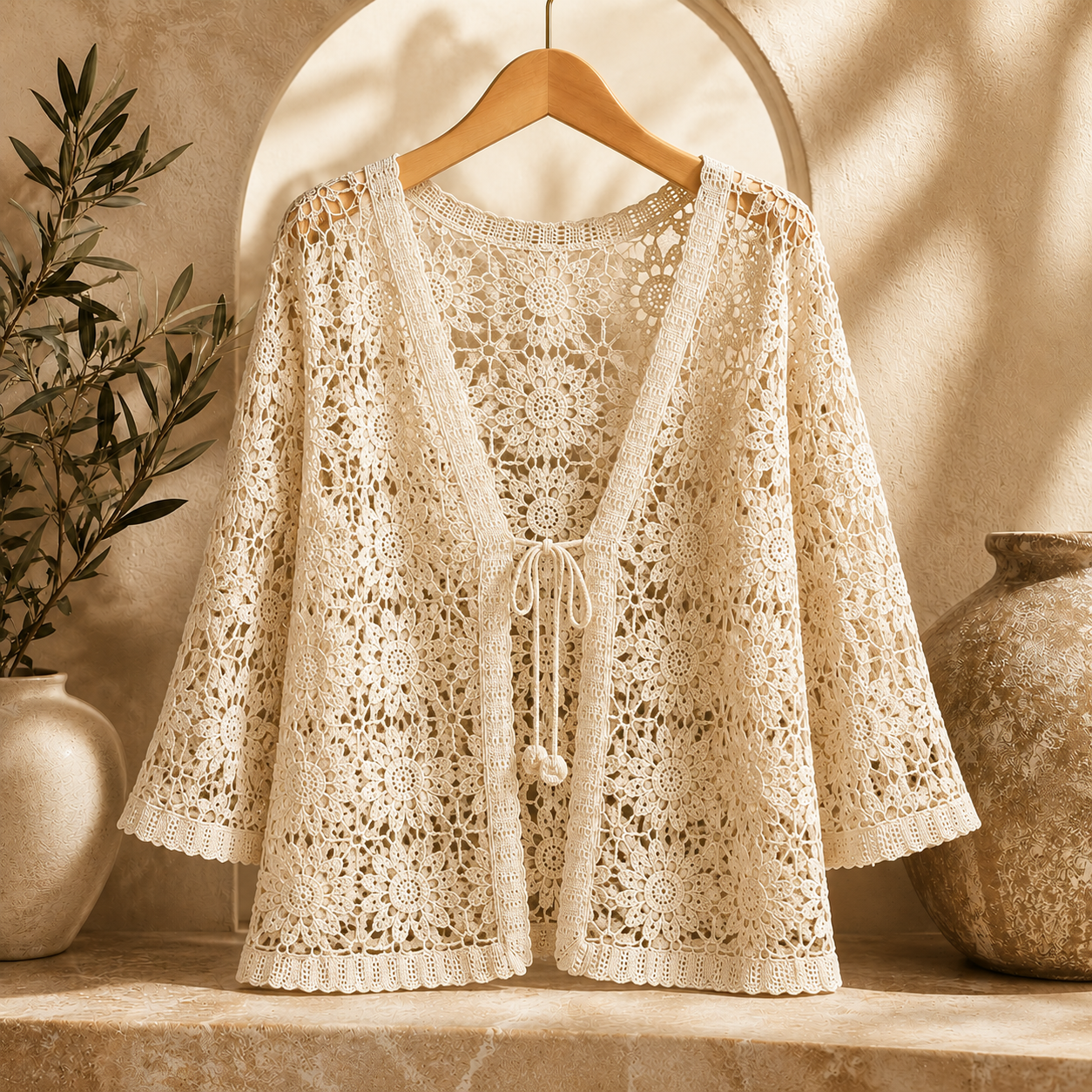 Amelia | Lightweight Crochet Cardigan