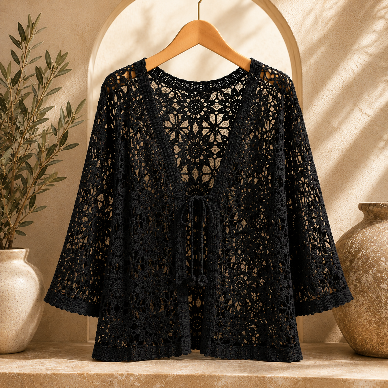 Amelia | Lightweight Crochet Cardigan
