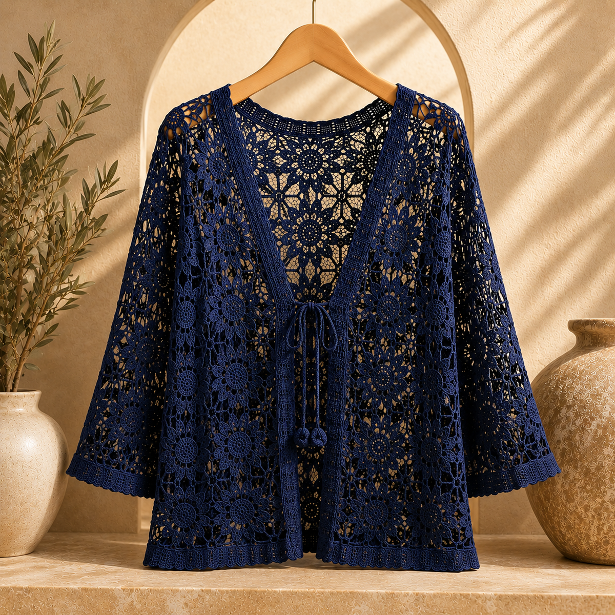 Amelia | Lightweight Crochet Cardigan