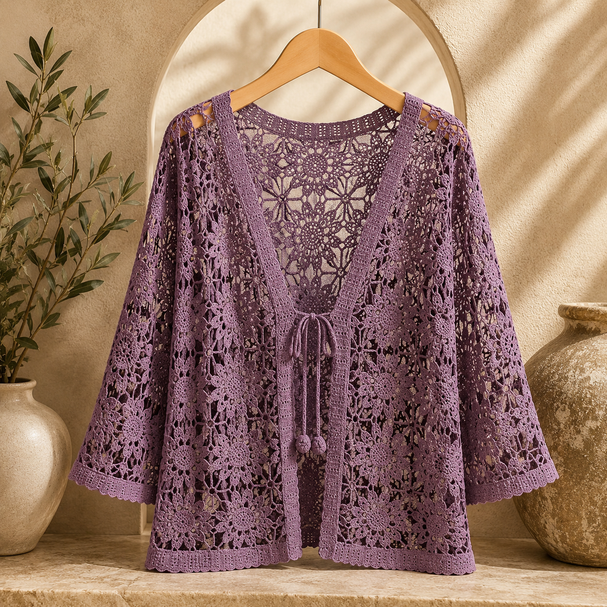 Amelia | Lightweight Crochet Cardigan