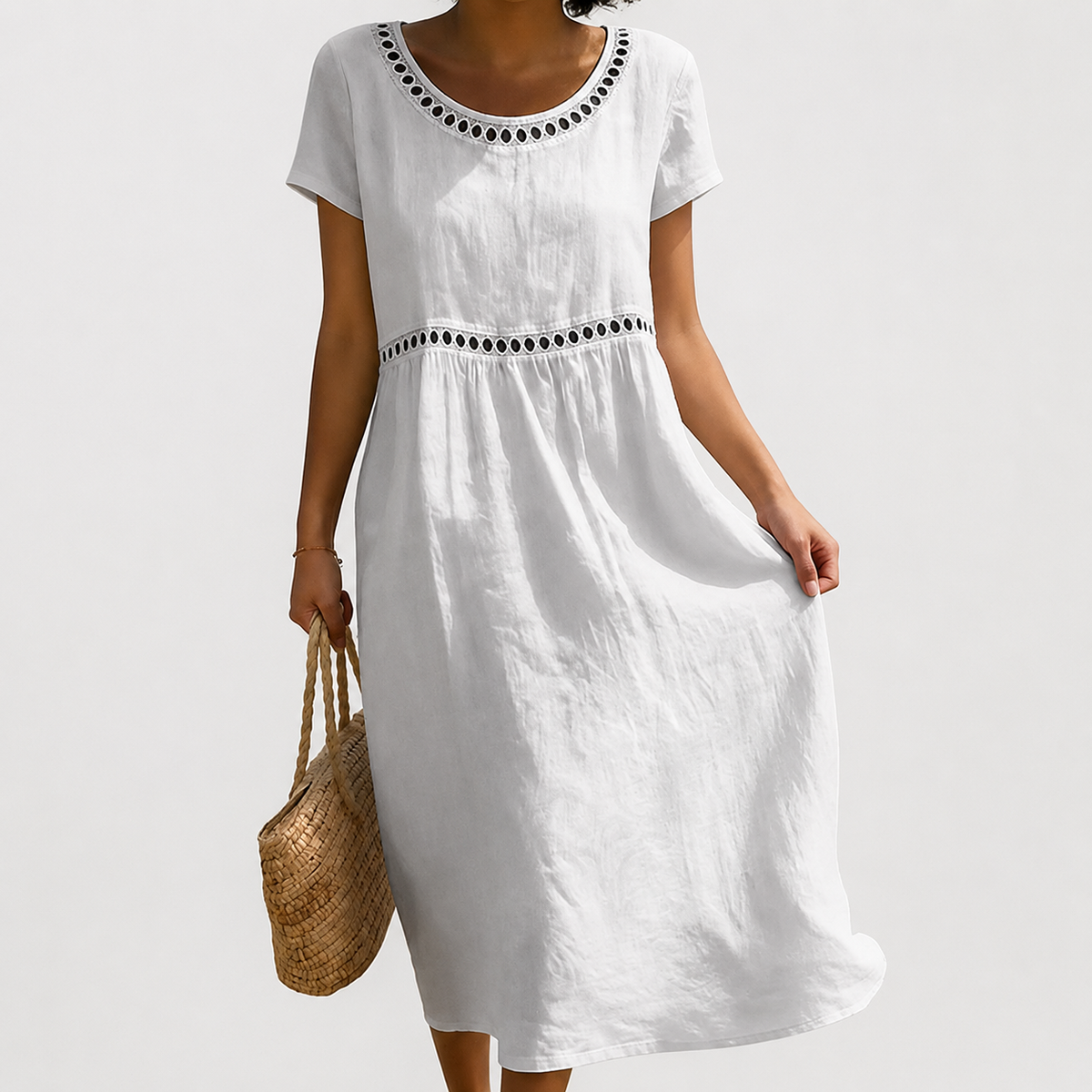 Rosie | Embroidered Day Dress