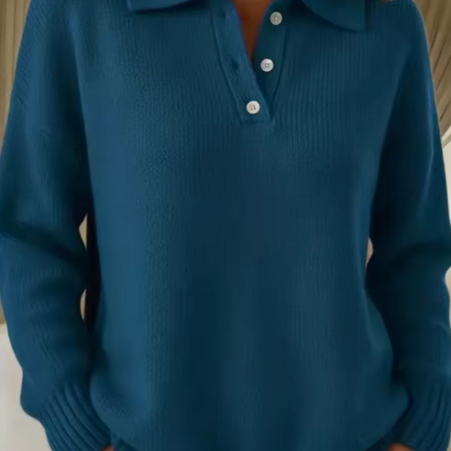 Alice | Soft Polo Knit Jumper