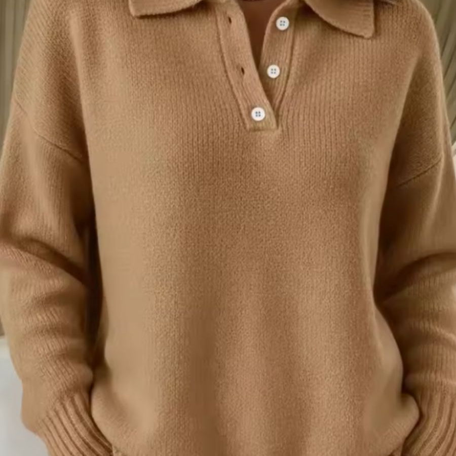 Alice | Soft Polo Knit Jumper