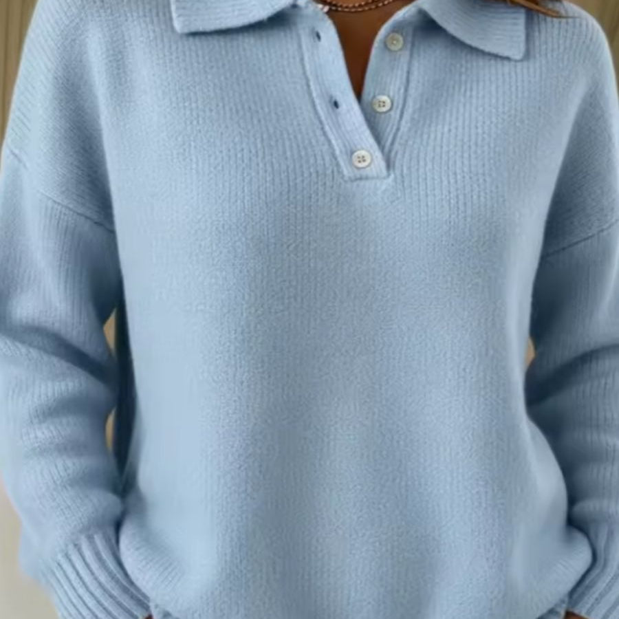 Alice | Soft Polo Knit Jumper